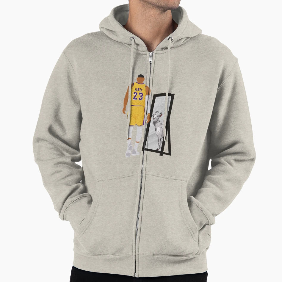 Lebron James Legoat Hoodie - Aesthetic Graphic Unisex - T-Shirt, Sweatshirt, Hoodie