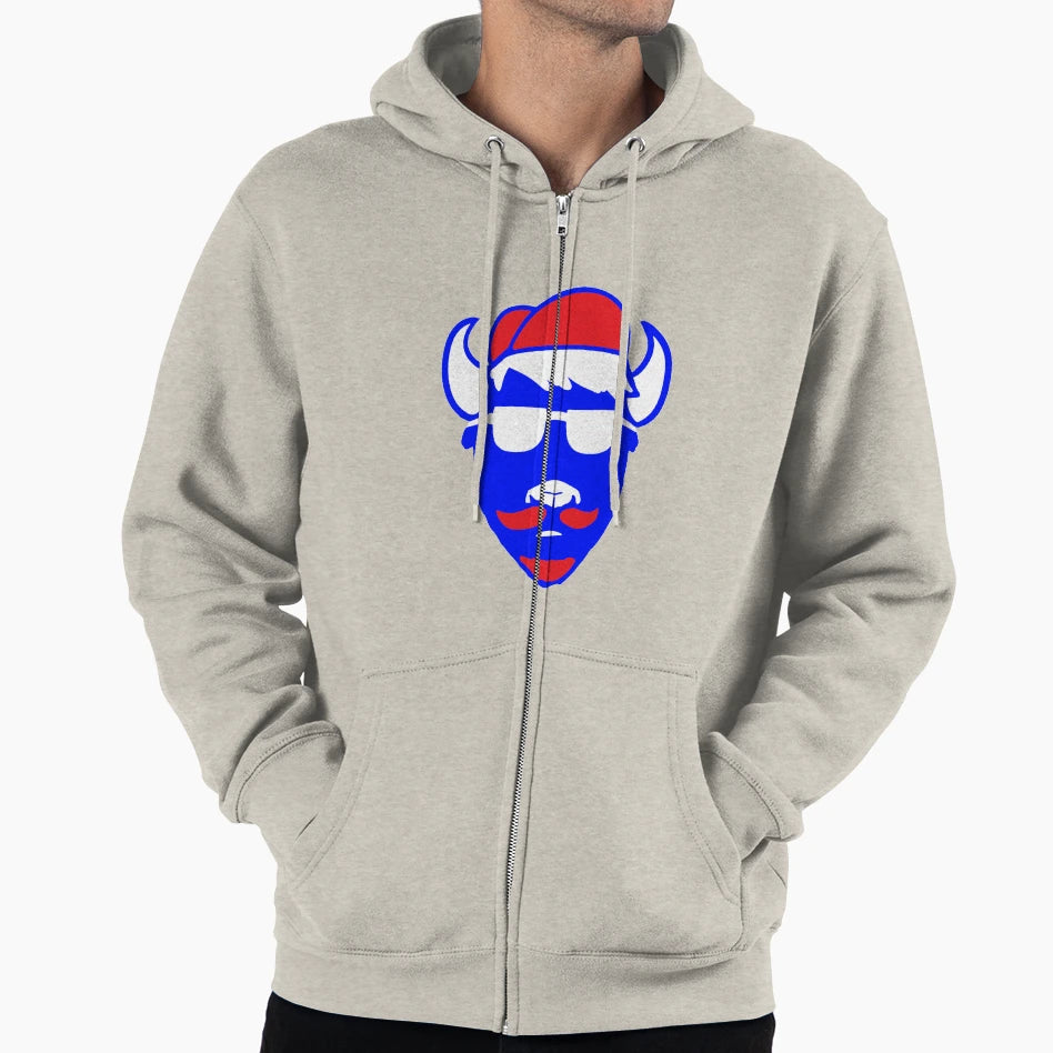 Hipster Buffalo Hoodie - Casual Everyday Wear for Adults - T-Shirt, Sweatshirt, Hoodie
