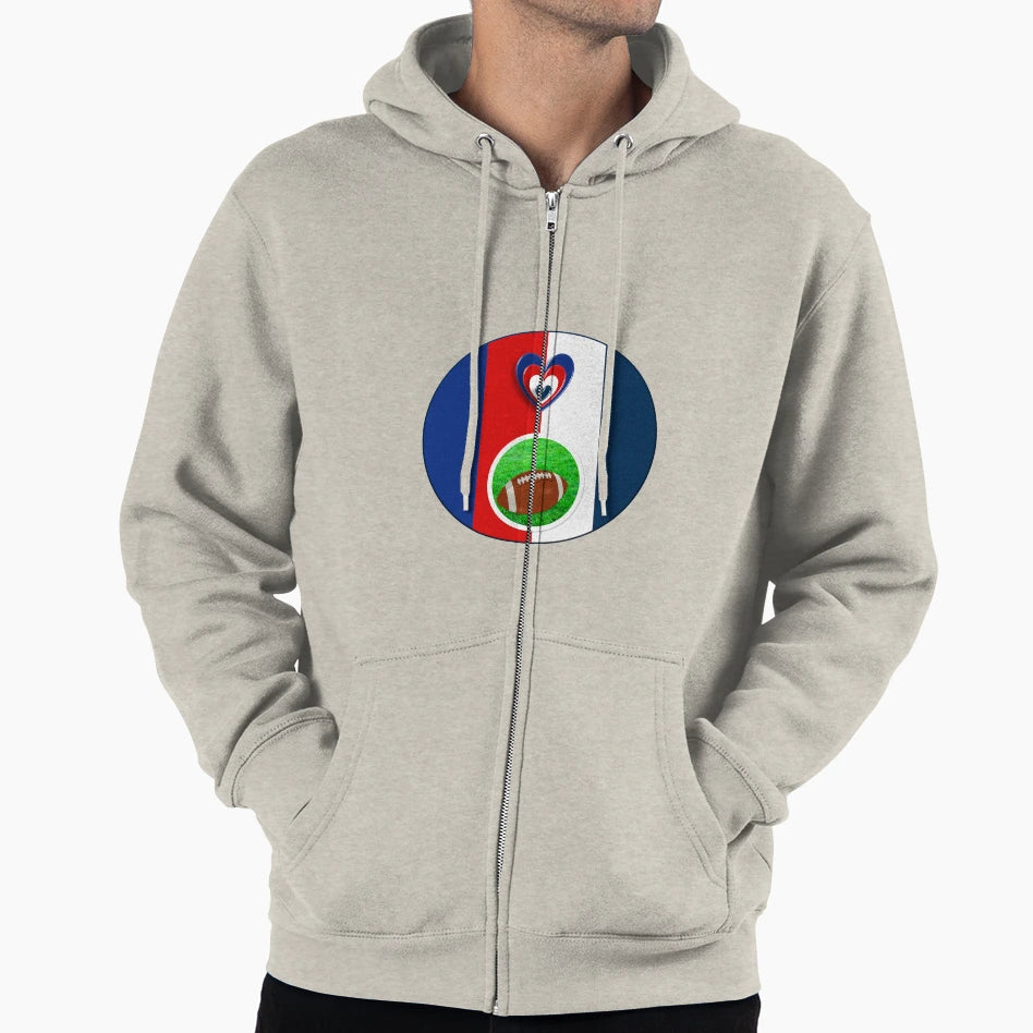 Football001 Hoodie - Custom Art Print Unisex - T-Shirt, Sweatshirt, Hoodie