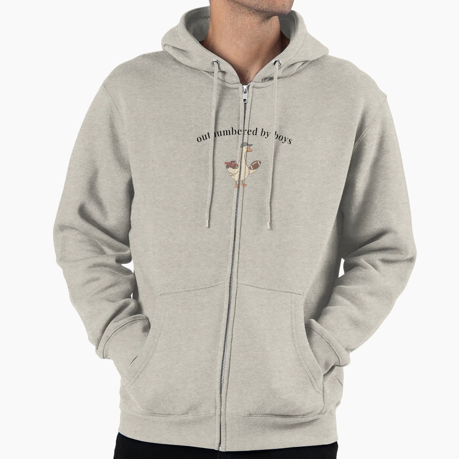 Outnumbered Hoodie - Novelty Apparel for Adults - T-Shirt, Sweatshirt, Hoodie