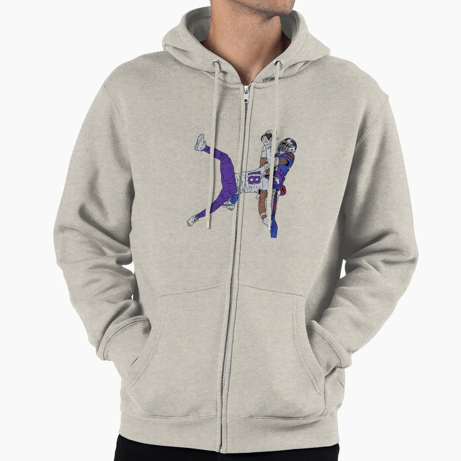JJ Catch Griddy Mvp Hoodie - Minimalist Print Unisex - T-Shirt, Sweatshirt, Hoodie