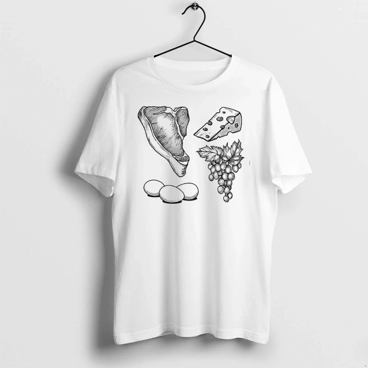 Steak Cheese Eggs Grape Juice 0 Sweater - Adult & Kids T-Shirts, Sweatshirts & Hoodies apparel design preview 1