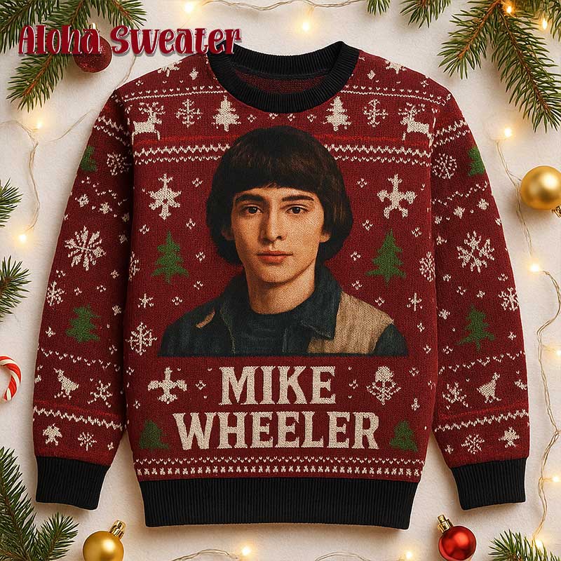Strong Man Eddie Munson Stranger Things Ugly Christmas Sweater - Holiday Gift product image 3