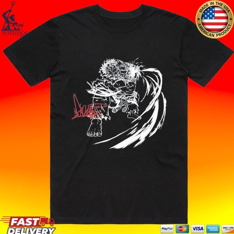 Street Fighter Battle Canvas Series 6 Akuma - Adult & Kids T-Shirts, Sweatshirts & Hoodies apparel design preview 1