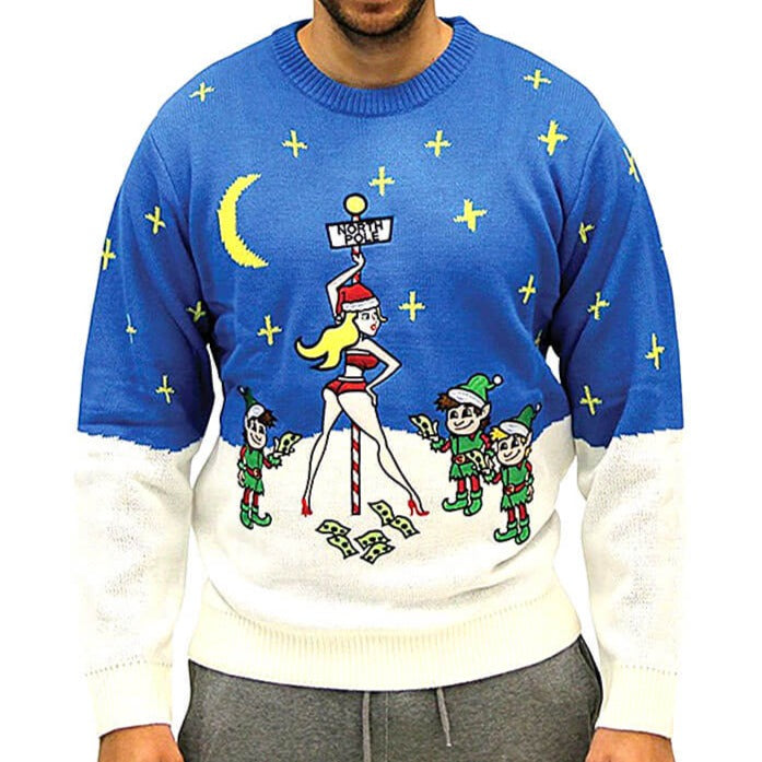 Stripper Pole Ugly Christmas Sweater - Holiday Gift product image