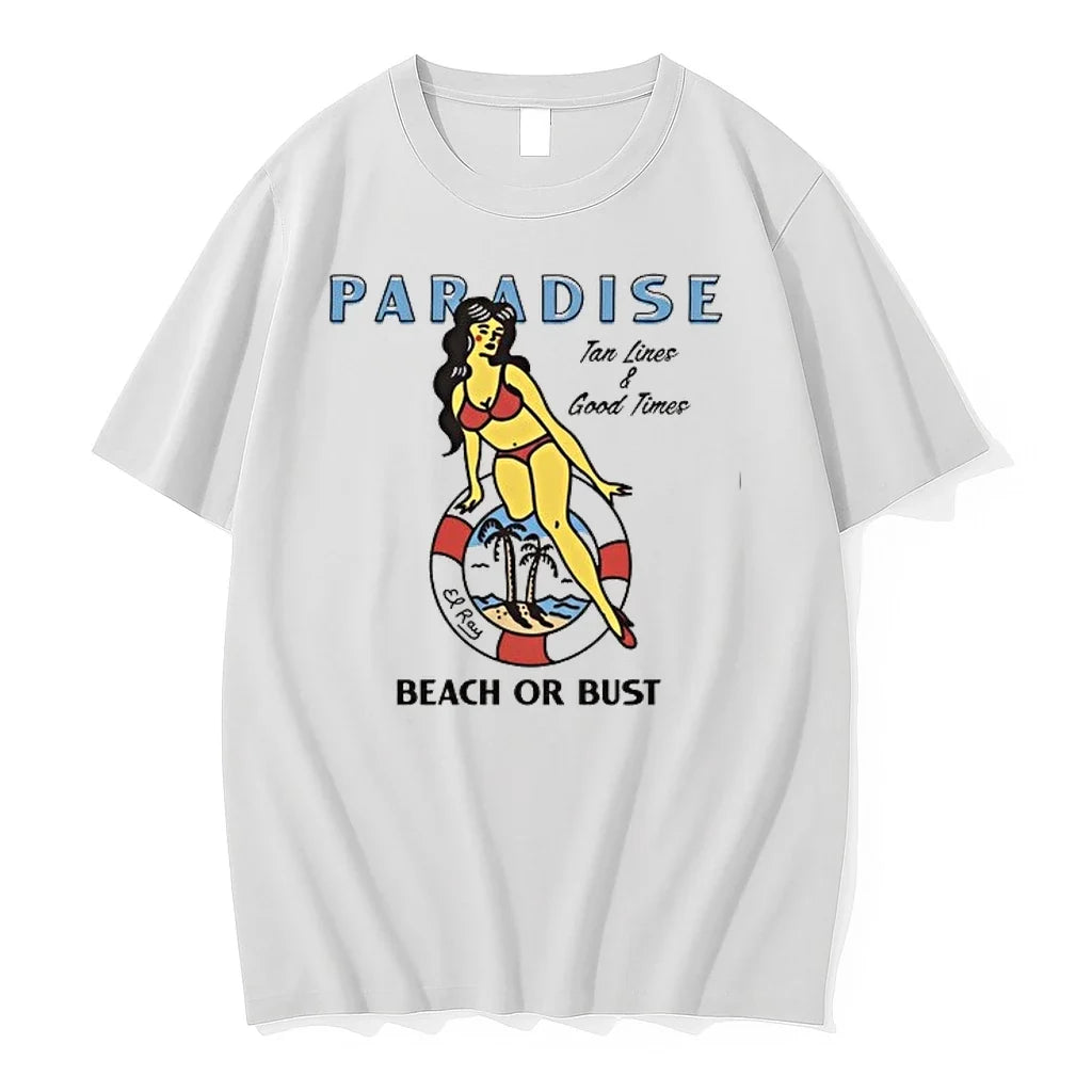 Summer Paradise Tan Lines And Good Times Beach Or - Adult & Kids T-Shirts, Sweatshirts & Hoodies apparel design preview 1