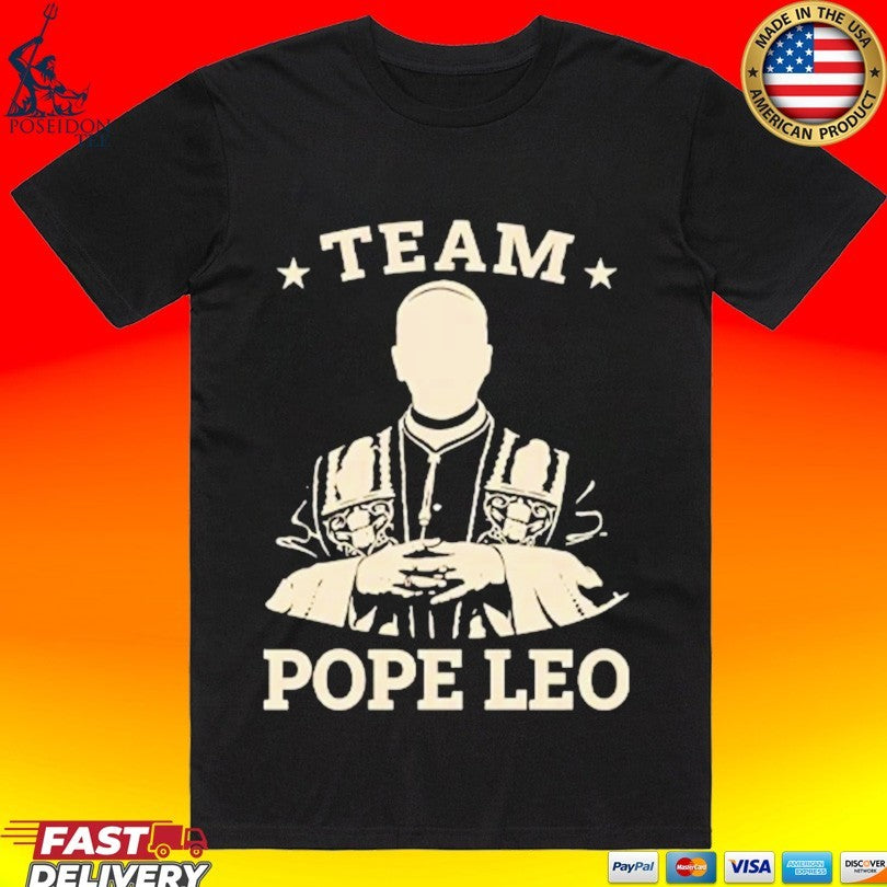 Team Pope Leo Xiv - Adult & Kids T-Shirts, Sweatshirts & Hoodies apparel design preview 1