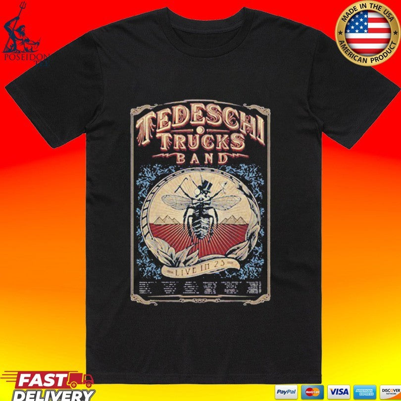 Tedeschi Trucks Band Live In 2023 Tour - Adult & Kids T-Shirts, Sweatshirts & Hoodies apparel design preview 1