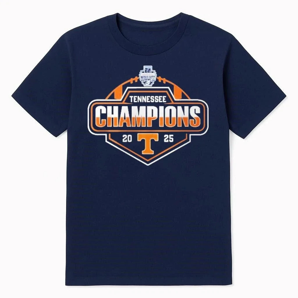 Tennessee Volunteers Music City Bowl Champions - Adult & Kids T-Shirts, Sweatshirts & Hoodies apparel design preview 1