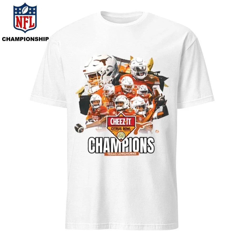 Texas Longhorns 2025 Cheez-it Citrus Bowl Champions - Adult & Kids T-Shirts, Sweatshirts & Hoodies apparel design preview 1