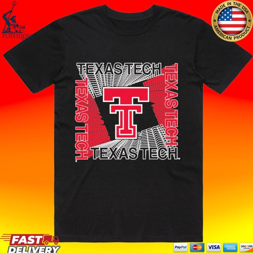 Texas Tech Red Raiders Cubism - Adult & Kids T-Shirts, Sweatshirts & Hoodies apparel design preview 1