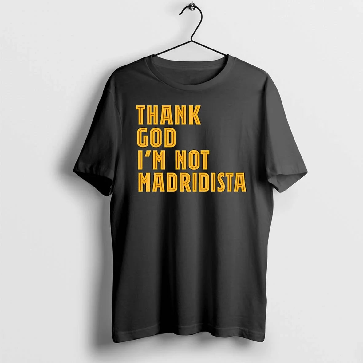 Thanks God Im Not Madridista 0 Sweater - Adult & Kids T-Shirts, Sweatshirts & Hoodies apparel design preview 1