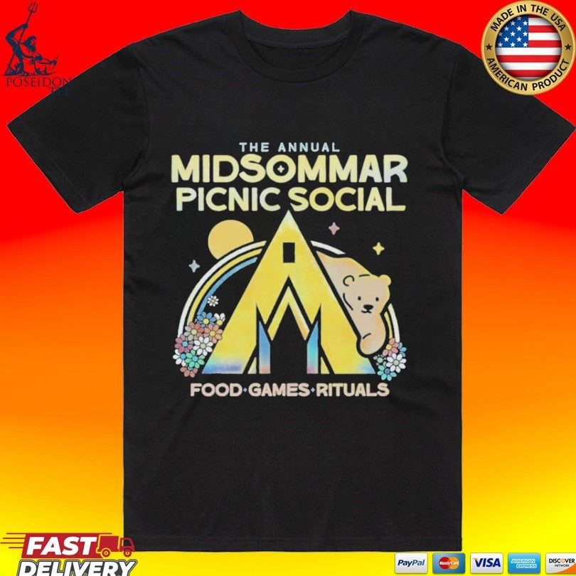 The Annual Midsommar Picnic Social Food-games Rituals - Adult & Kids T-Shirts, Sweatshirts & Hoodies apparel design preview 1