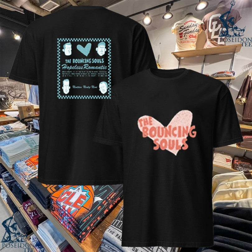The Bouncing Souls Hopeless Romantic Hearts - Adult & Kids T-Shirts, Sweatshirts & Hoodies apparel design preview 1