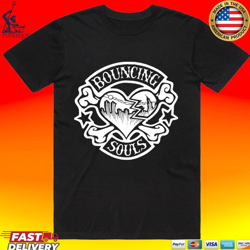 The Bouncing Souls Rocker Heart - Adult & Kids T-Shirts, Sweatshirts & Hoodies apparel design preview 1