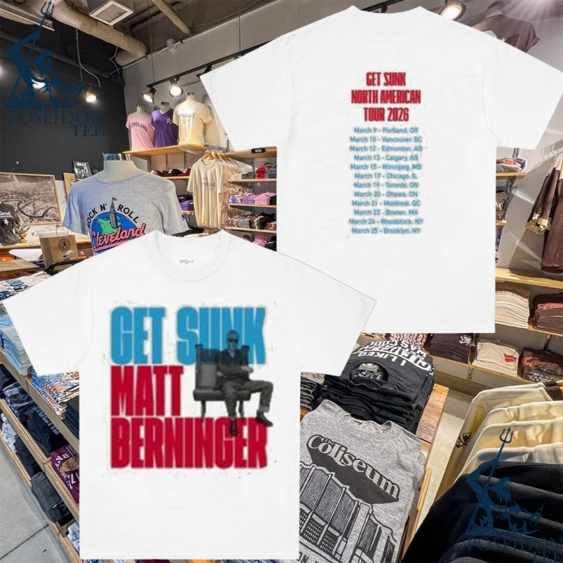 The Cbp Get Sunk North American Tour 2026 - Adult & Kids T-Shirts, Sweatshirts & Hoodies apparel design preview 1