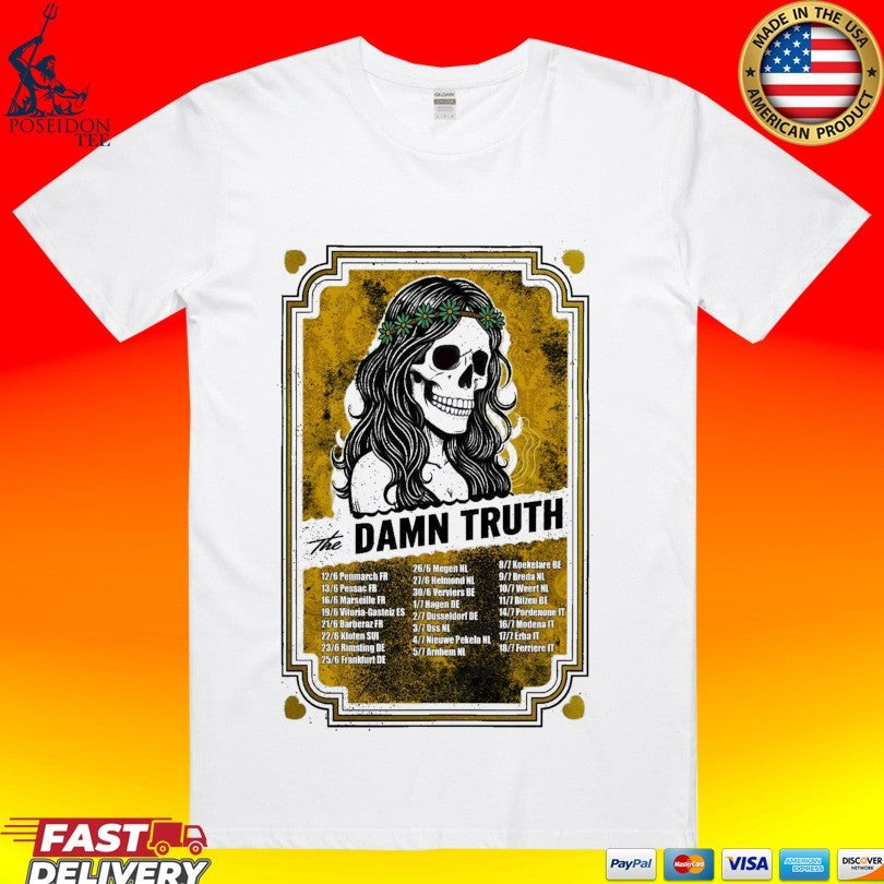 The Damn Truth Europe 2026 Tour - Adult & Kids T-Shirts, Sweatshirts & Hoodies apparel design preview 1