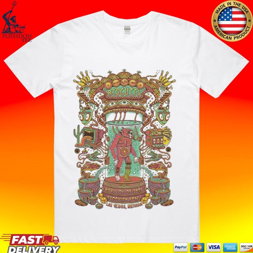 The Disco Biscuits Concert Tour Apr 24-25 2026 Las - Adult & Kids T-Shirts, Sweatshirts & Hoodies apparel design preview 1