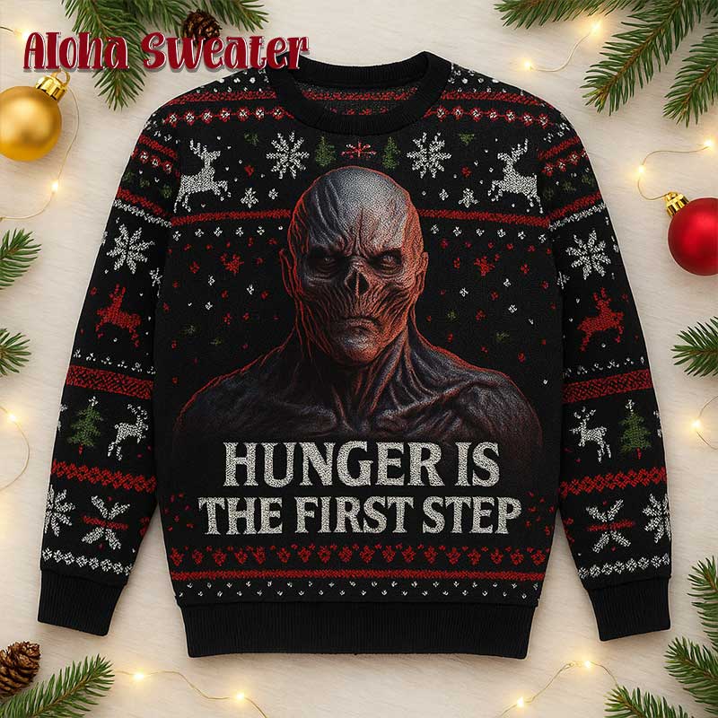 Stranger Things Eleven Fighting Ugly Christmas Sweater - Holiday Gift product image 5