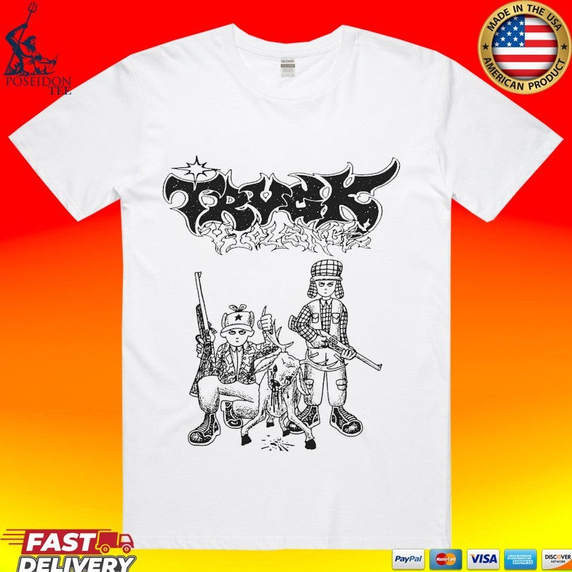 The Flenser Truck Violence Deer - Adult & Kids T-Shirts, Sweatshirts & Hoodies apparel design preview 1