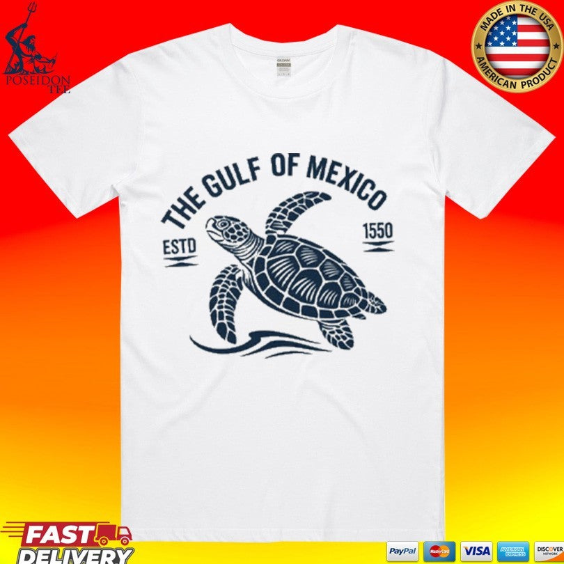 The Gulf Of Mexico Estd 1550 - Adult & Kids T-Shirts, Sweatshirts & Hoodies apparel design preview 1