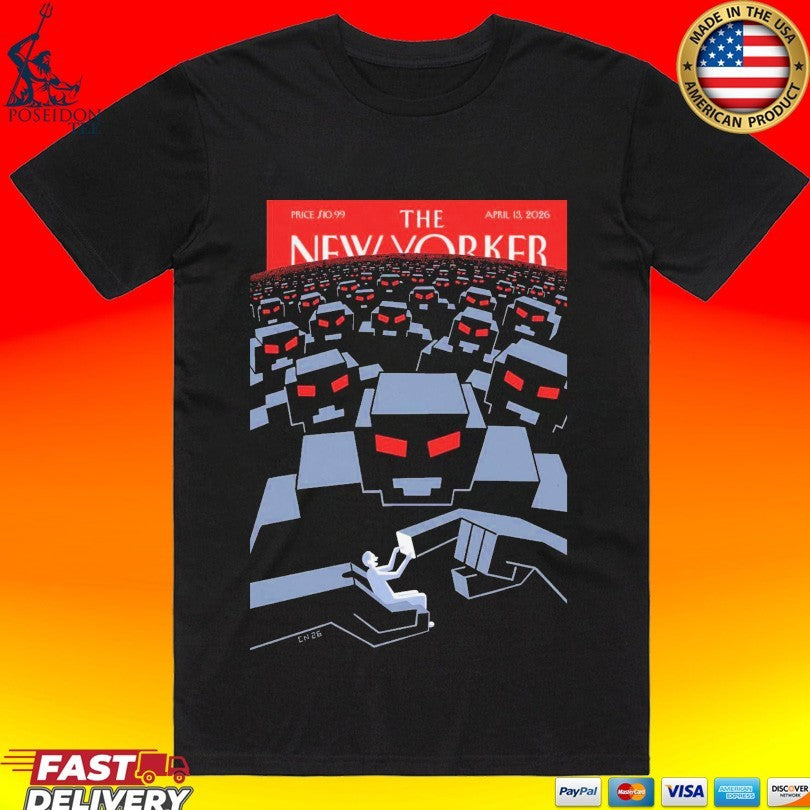 The New Yorker April 13 2026 Christoph Niemann - Adult & Kids T-Shirts, Sweatshirts & Hoodies apparel design preview 1