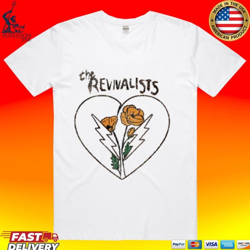 The Revivalists Heart Broken Flower - Adult & Kids T-Shirts, Sweatshirts & Hoodies apparel design preview 1