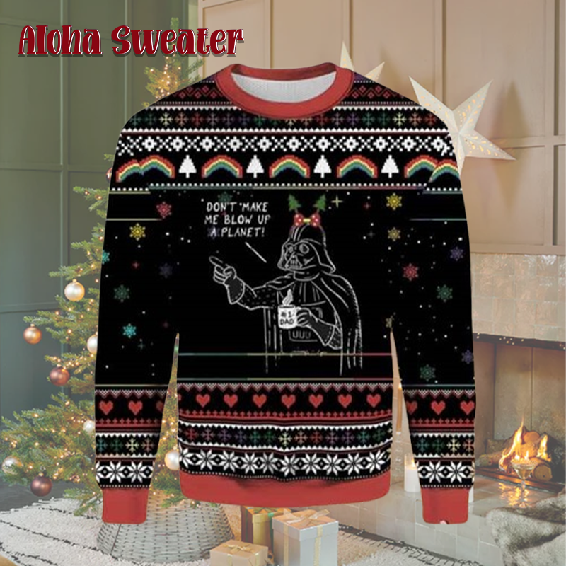 Millennium Falcon Holiday Ugly Christmas Sweater - Holiday Gift product image 3