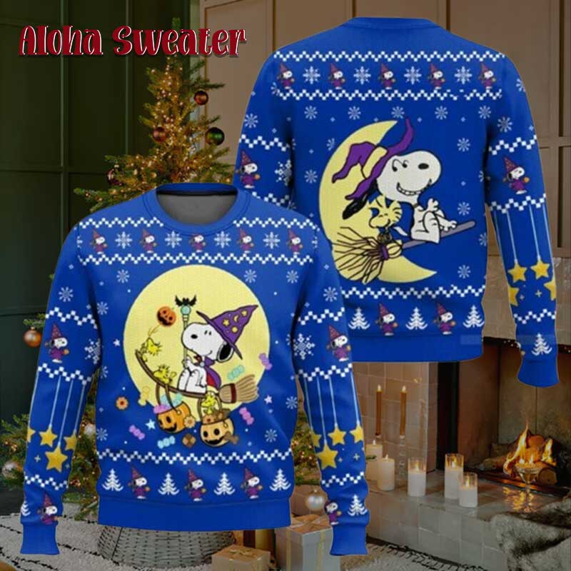 The Witch Snoopy The Charlie Brown Ugly Christmas Sweater - Holiday Gift product image