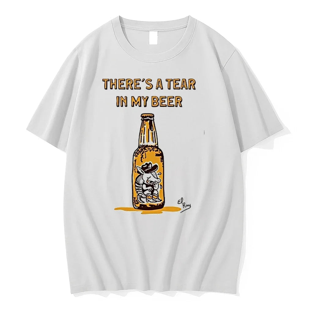 Theres A Tear In My Beer Cowboy Armadillo 0 Sweater - Adult & Kids T-Shirts, Sweatshirts & Hoodies apparel design preview 1