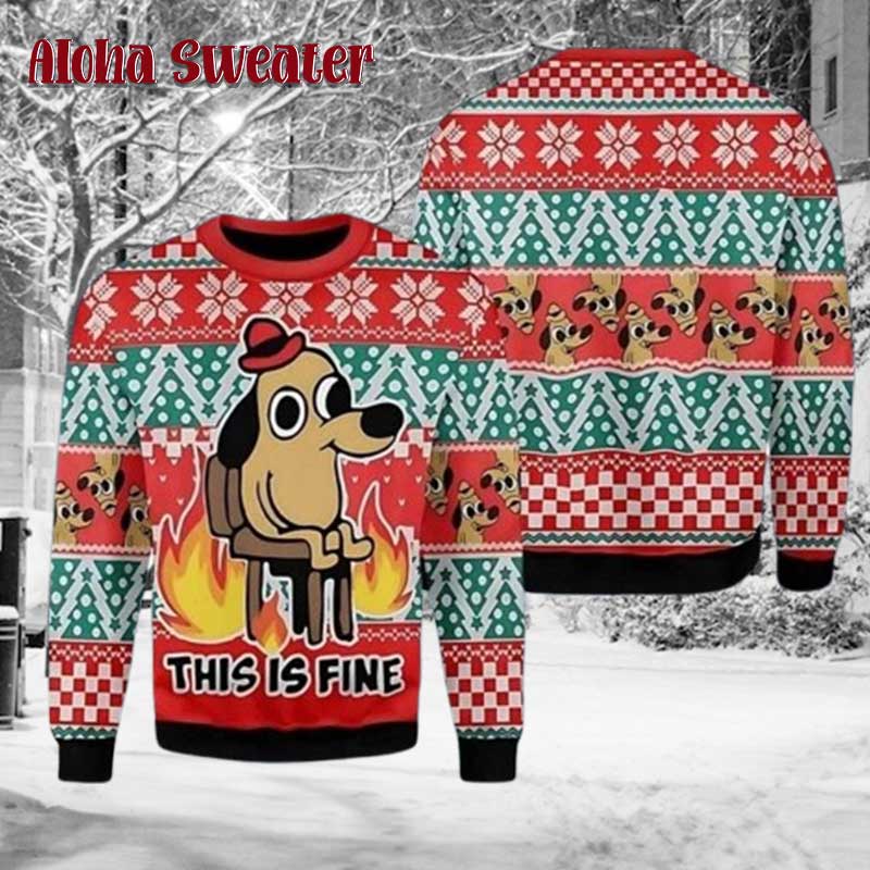 Woofmas Cute Dog Ugly Christmas Sweater - Holiday Gift product image 2