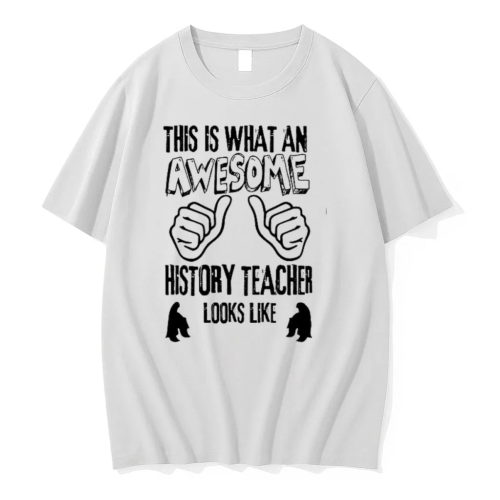 This Is What An Awesome History Teacher Looks Like 0 - Adult & Kids T-Shirts, Sweatshirts & Hoodies apparel design preview 1