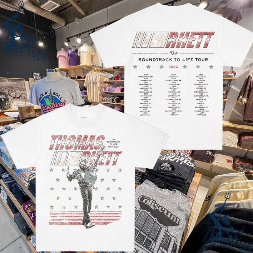 Thomas Rhett 2026 Soundtrack To Life Photo - Adult & Kids T-Shirts, Sweatshirts & Hoodies apparel design preview 1