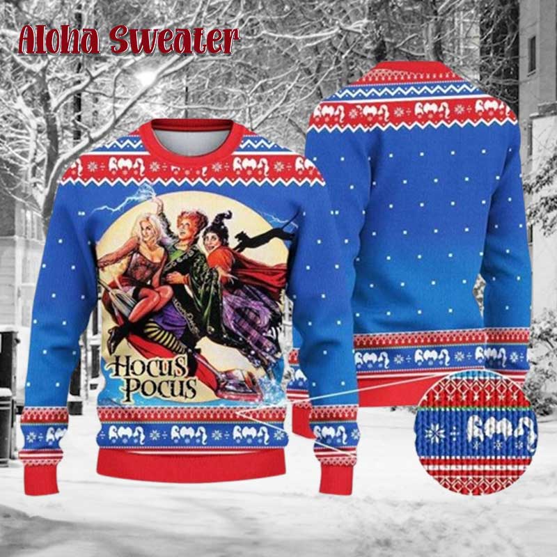 The Magic Castle Hocus Pocus Ugly Christmas Sweater - Holiday Gift product image 2