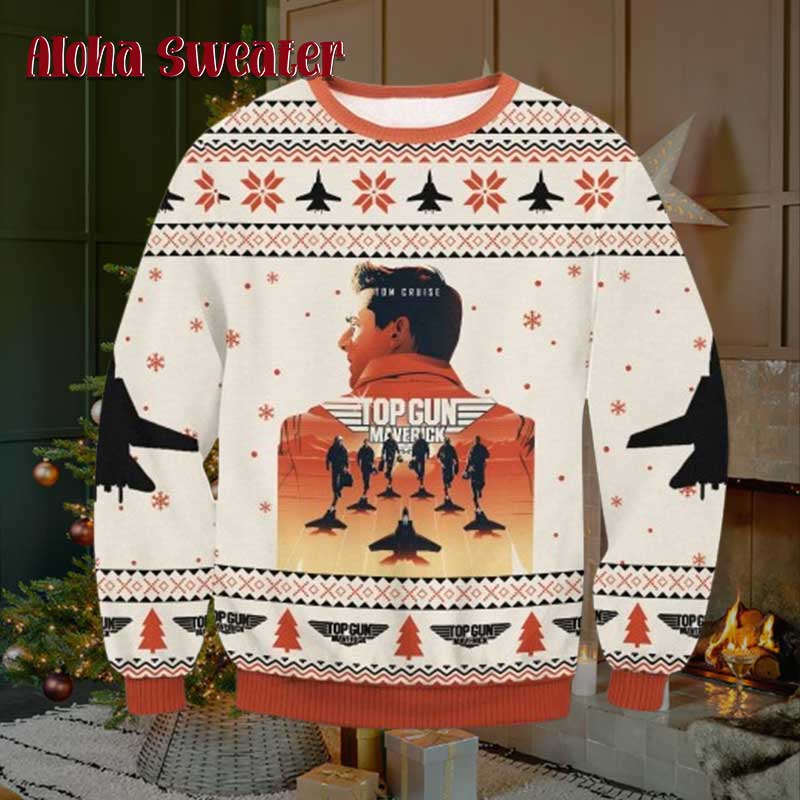 The Need For Speed Top Gun Ugly Christmas Sweater - Holiday Gift product image 2