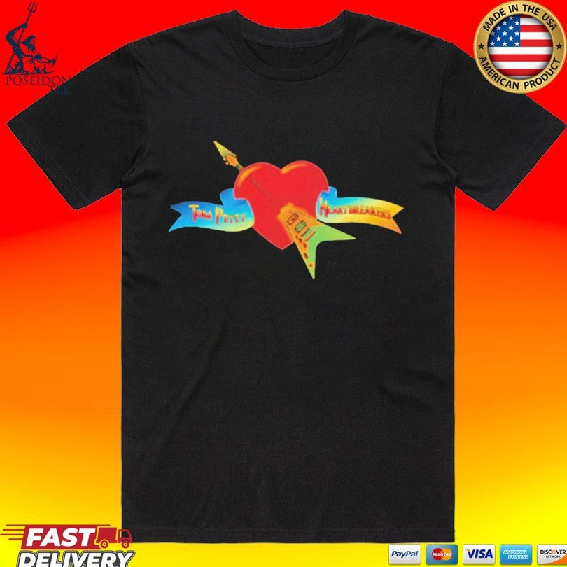 Tom Petty The Heartbreakers Heart - Adult & Kids T-Shirts, Sweatshirts & Hoodies apparel design preview 1