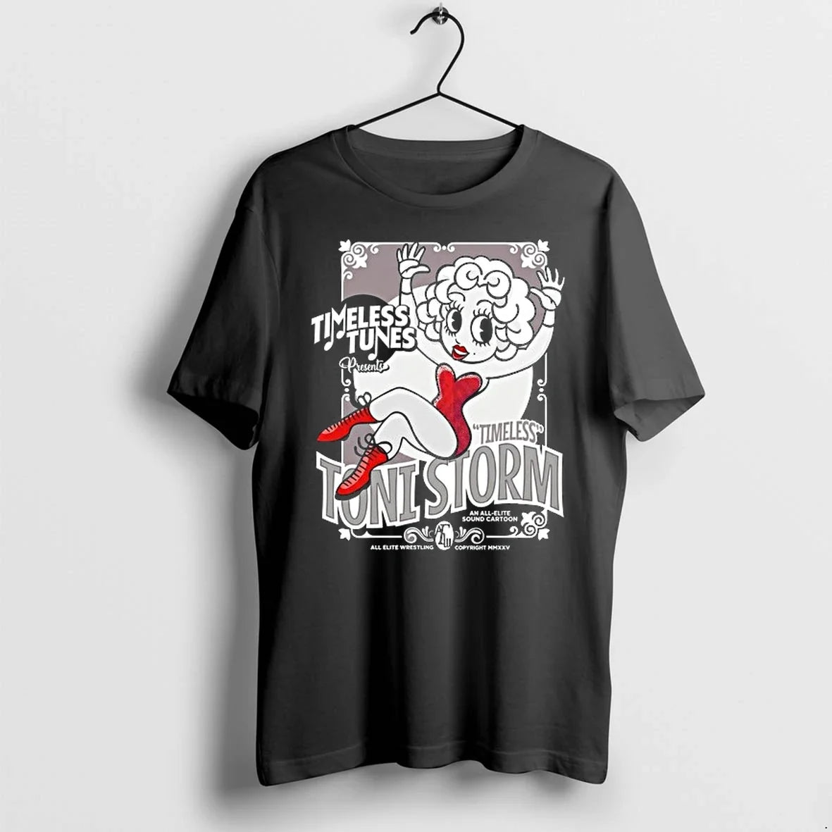 Toni Storm Timeless Tunes Presents An All Elite Sound - Adult & Kids T-Shirts, Sweatshirts & Hoodies apparel design preview 1