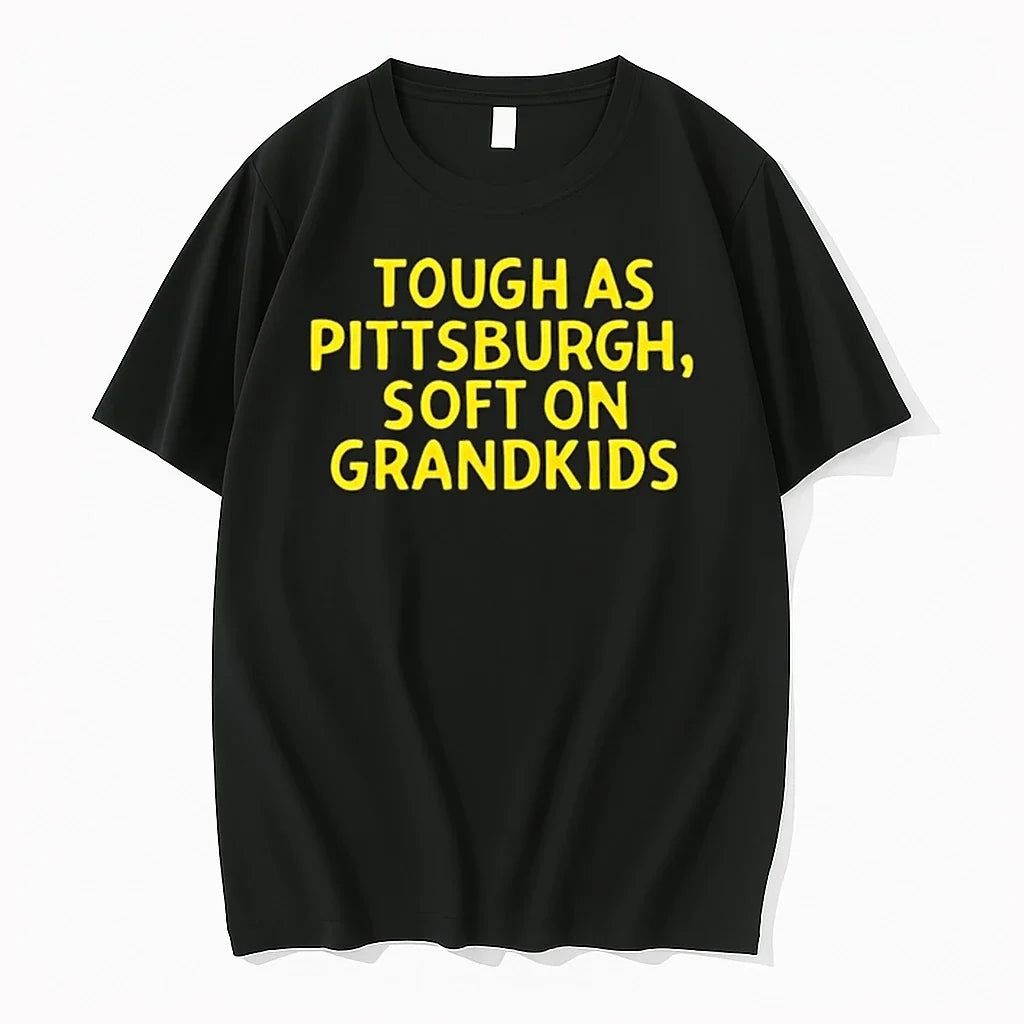 Tough As Pittsburgh Soft On Grandkids 0 Sweater - Adult & Kids T-Shirts, Sweatshirts & Hoodies apparel design preview 1