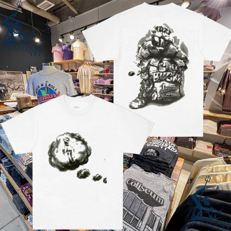 Travis Scott Cj X Spongebob Chum Bucket - Adult & Kids T-Shirts, Sweatshirts & Hoodies apparel design preview 1