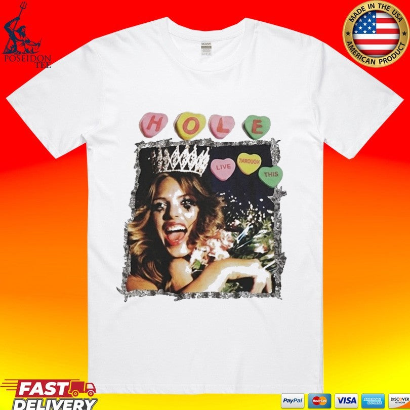 Travis Scott Hole Live Through This - Adult & Kids T-Shirts, Sweatshirts & Hoodies apparel design preview 1