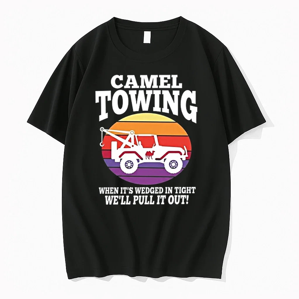 Truck Camel Towing When Its Wedged In Tight Well Pull - Adult & Kids T-Shirts, Sweatshirts & Hoodies apparel design preview 1