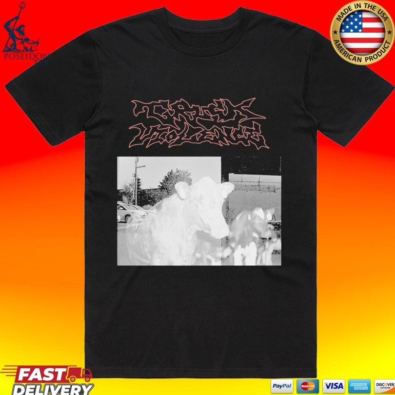Truck Violence Cow - Adult & Kids T-Shirts, Sweatshirts & Hoodies apparel design preview 1