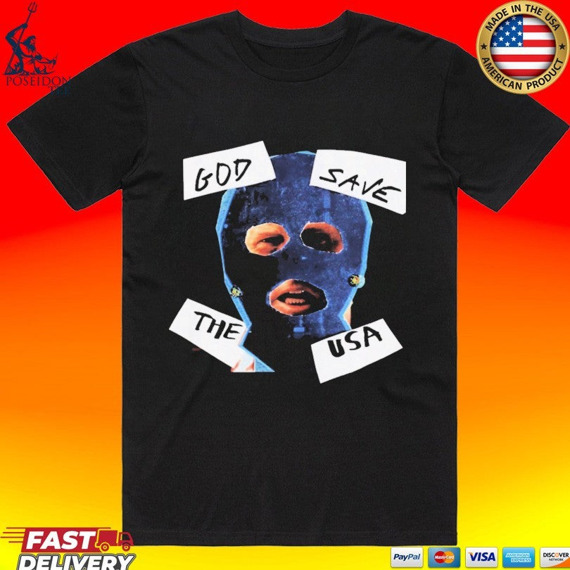 Trump God Save The Usa - Adult & Kids T-Shirts, Sweatshirts & Hoodies apparel design preview 1