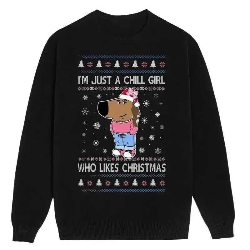 I'M Just Chill Girl Who Likes Casual Fleece Fabric - Adult & Kids T-Shirts, Sweatshirts & Hoodies apparel design preview 1