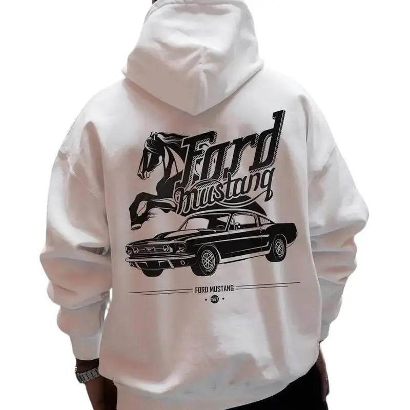 Vintage Ford Mustang Car Lovers - Adult & Kids T-Shirts, Sweatshirts & Hoodies apparel design preview 1
