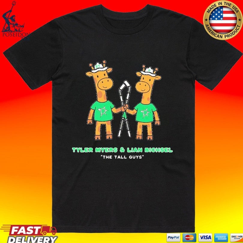 Tyler Myers And Lian Bichsel The Tall Guys - Adult & Kids T-Shirts, Sweatshirts & Hoodies apparel design preview 1