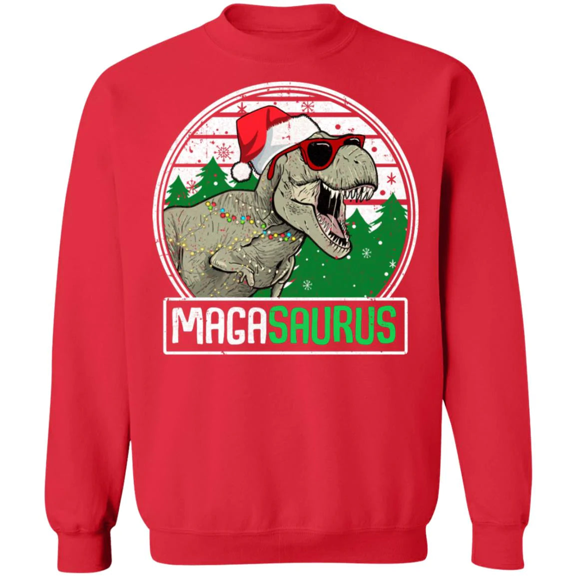 Magasaurus grandma dinosaur Christmas Sweater - Holiday Gift product image 3