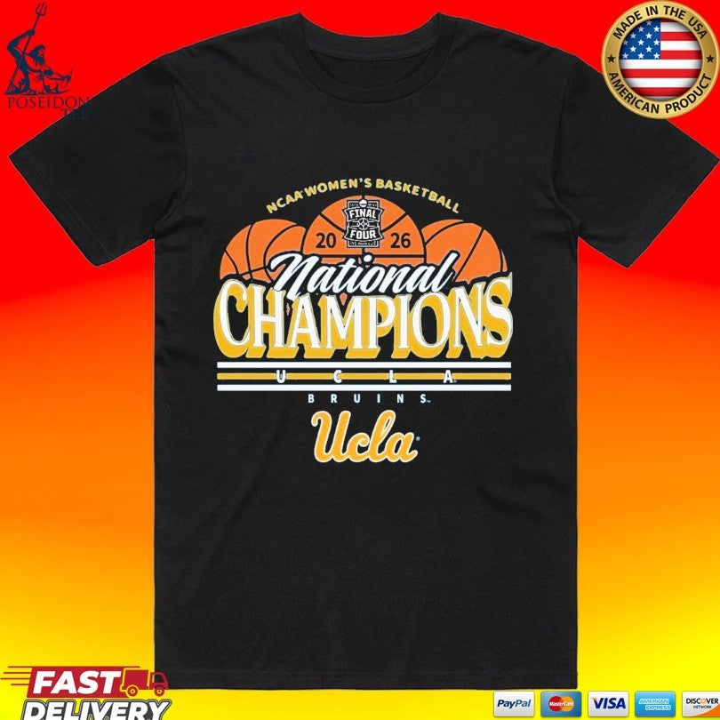 Ucla Bruins 2026 NCAA Women's Basketball Championship - Adult & Kids T-Shirts, Sweatshirts & Hoodies apparel design preview 1