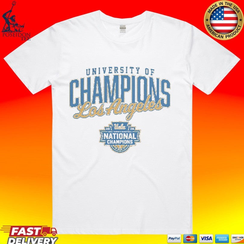 Ucla Bruins Wbb University Of Champions, Los Angeles - Adult & Kids T-Shirts, Sweatshirts & Hoodies apparel design preview 1
