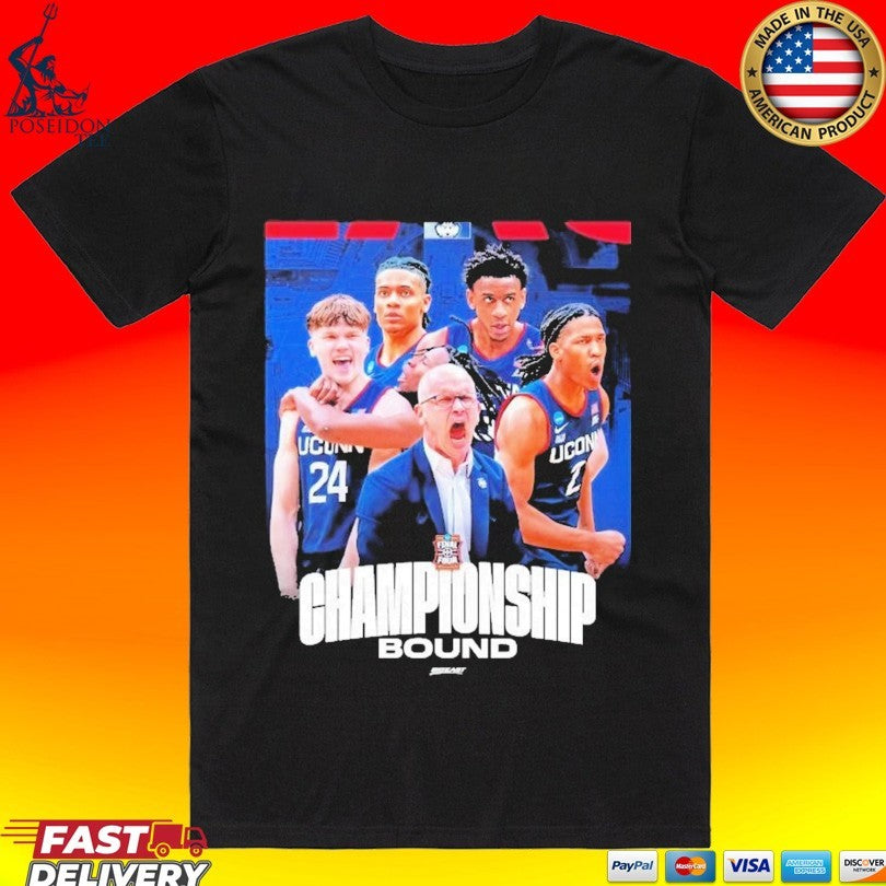 Uconn Huskies Mens Basketball Championship Bound 2026 - Adult & Kids T-Shirts, Sweatshirts & Hoodies apparel design preview 1